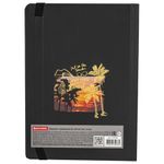 Блокнот с резинкой в точку 96 л., А5 (145х203 мм), твердая обложка с фольгой, BRAUBERG, "Закат", 113734