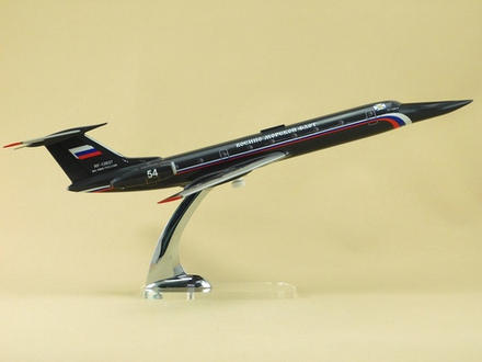 Модель самолета Ту-134 УБЛ (М1:100, ВМФ России, RF-12037, 54)