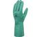 Перчатки химическистойкие нитрильные с хлопковым напылением NITREX VE801 Delta Plus VE801VE07