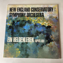 Винтажная виниловая пластинка LP Рихард Штраус Richard Strauss, New England Conservatory Symphony Orchestra, Gunther Schuller, Vol. 5, Ein Heldenleben (Opus 40) (США)