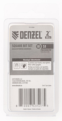 Бита S1x50, 5 шт.// Denzel