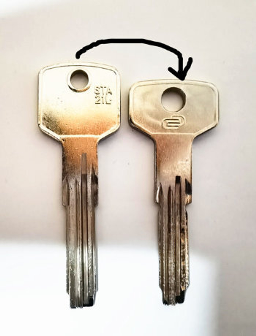 Заготовка вертикального ключа 13576 STA-21L BRI-30 CS115 BD23L BD20