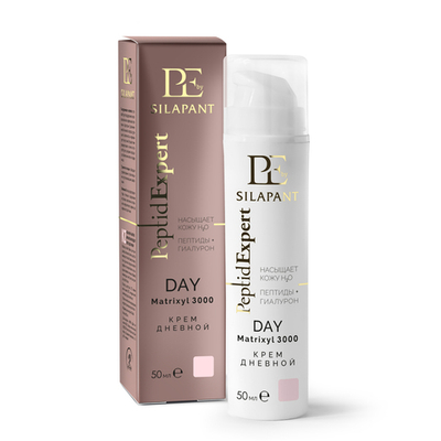 Крем для лица дневной Silapant с пептидами, 50 мл, Две линии