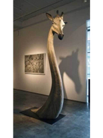 Современная скульптура Жираф и шея 210 см