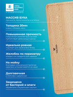Доска на кухонную мойку R-107