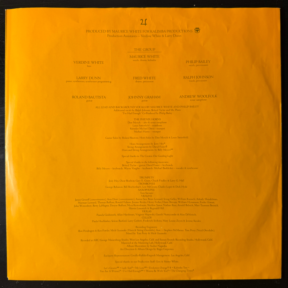 Earth, Wind & Fire - Raise! (Голландия 1981г.)