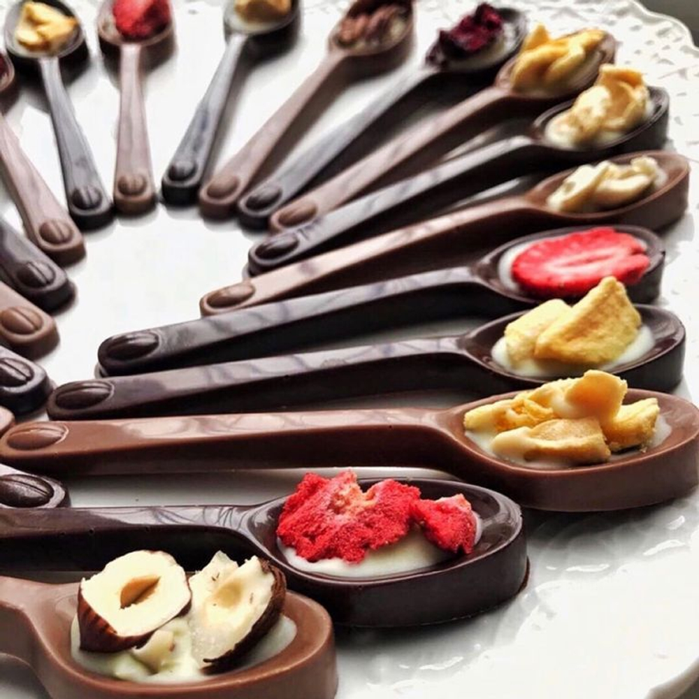 Форма силиконовая «Ложечки» 6 ячеек