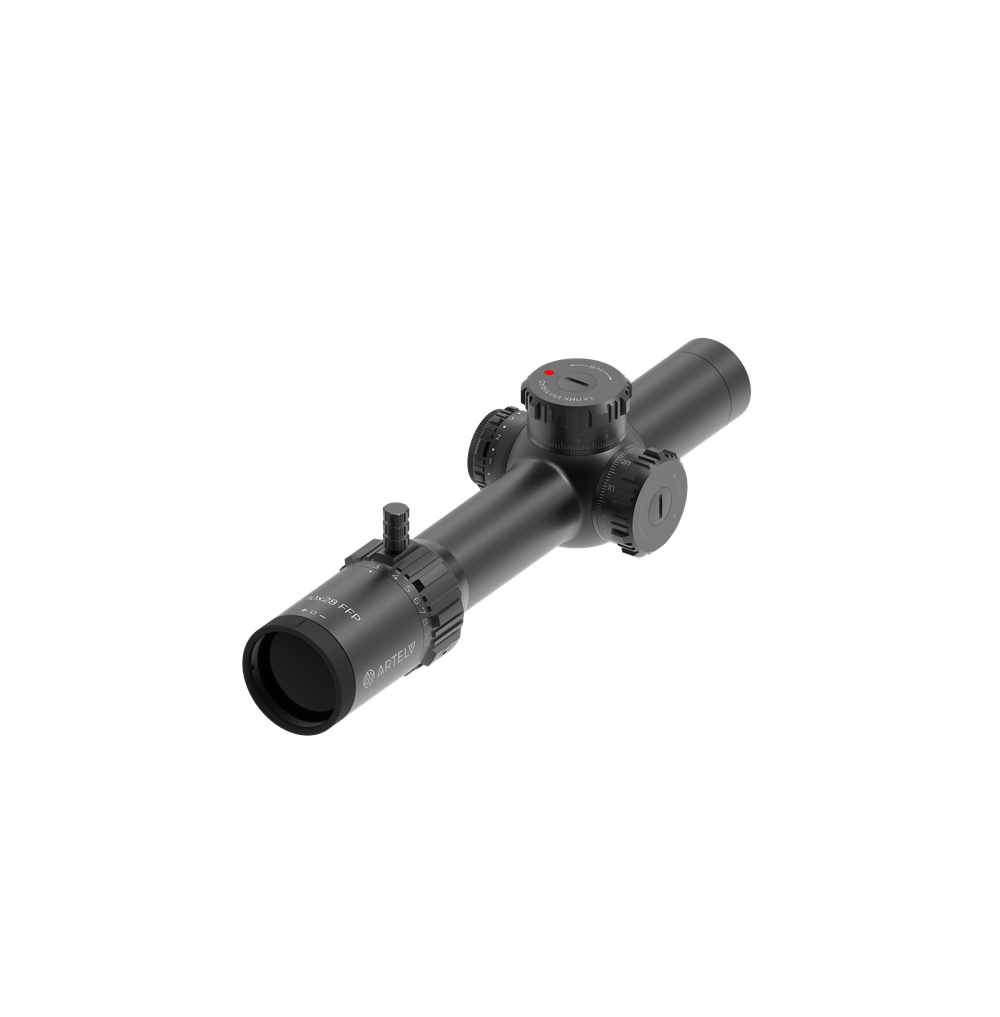 Черный прицел Artelv CRS 1-10x28 FFP с боковым регулятором