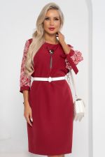 Платье Мия (марсала) Р11-1184 Nikol (Акция)