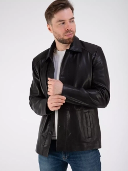 Куртка кожаная демисезонная