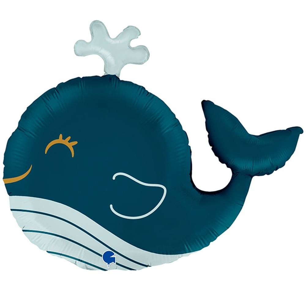 Шар Фольгированный Кит веселый (Тифани)