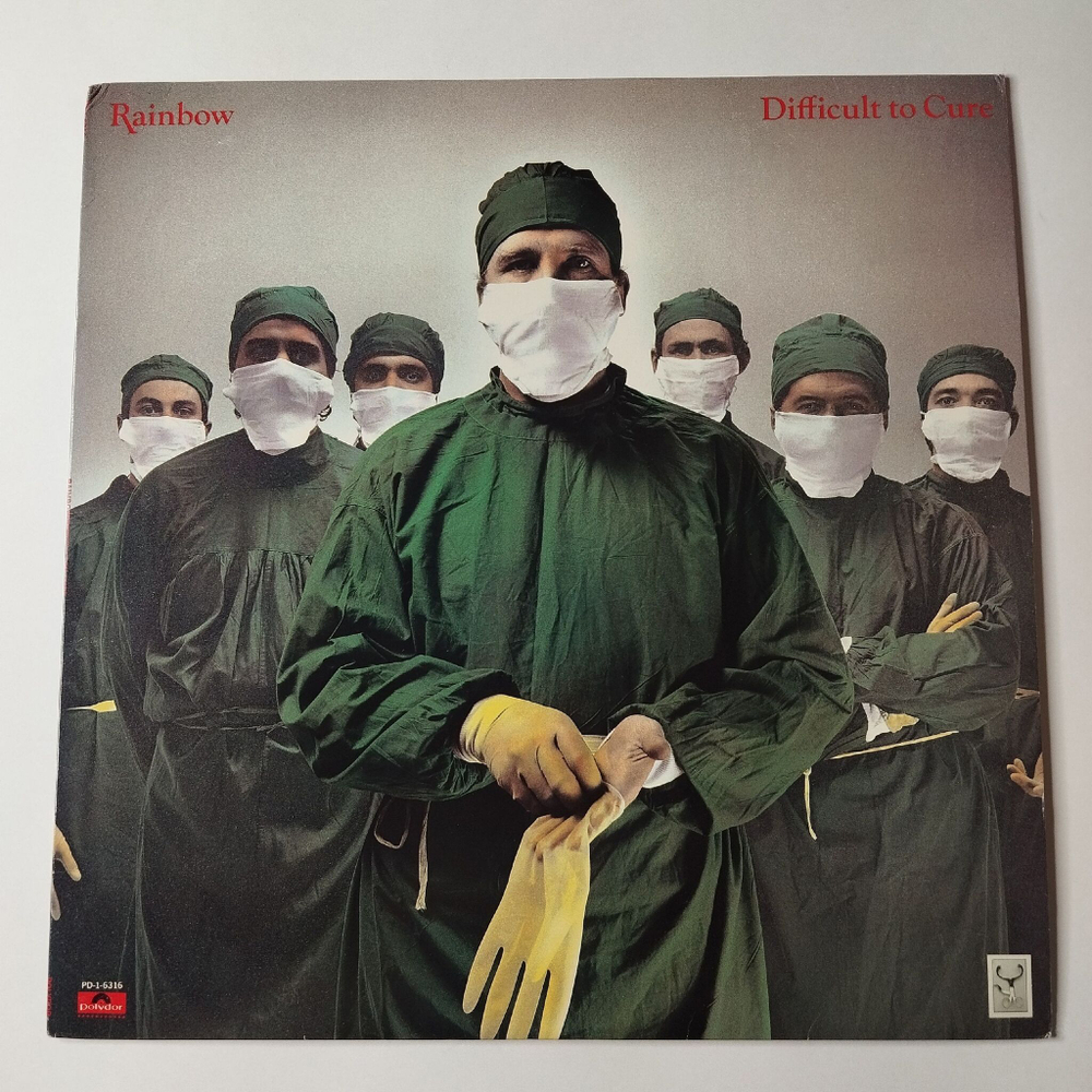 Винтажная виниловая пластинка LP Rainbow Difficult To Cure (USA 1981) Spotlight Kid