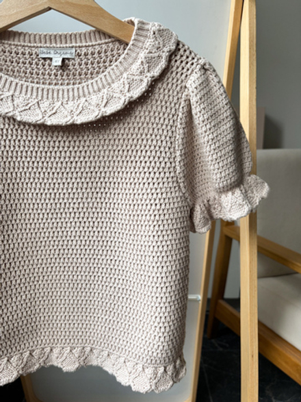 Хлопковый вязаный джемпер Bebe Organic, 116