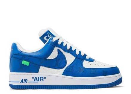 Louis Vuitton X Air Force 1 Low "White Team Royal"