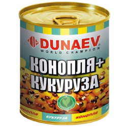 Добавка для прикормки металлобанка 320мл "Дунаев Конопля Кукуруза"