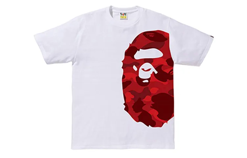 A Bathing Ape Color Camo Side Big Ape Head Tee