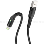 Кабель для зарядки и передачи данных Lightning HOCO S24 1.2м 2.4A с индикатором