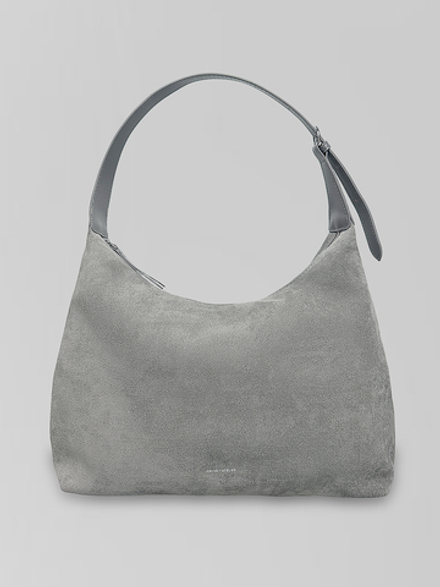 Сумка May Va 15055 замшевая на замке с одной удлиненной ручкой