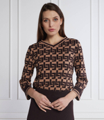 свитер Liviana Conti - коричневый(L2WF32)