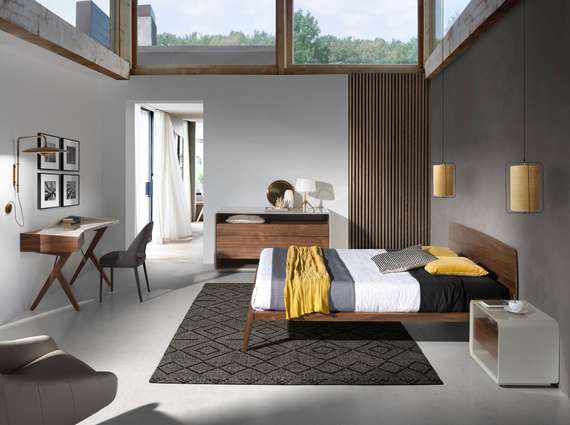 Кровать Angel Cerda 7178, 160х200, орех