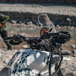 Накладка на руль Royal Enfield, тип - "Rally", черного цвета, арт. KXA00402