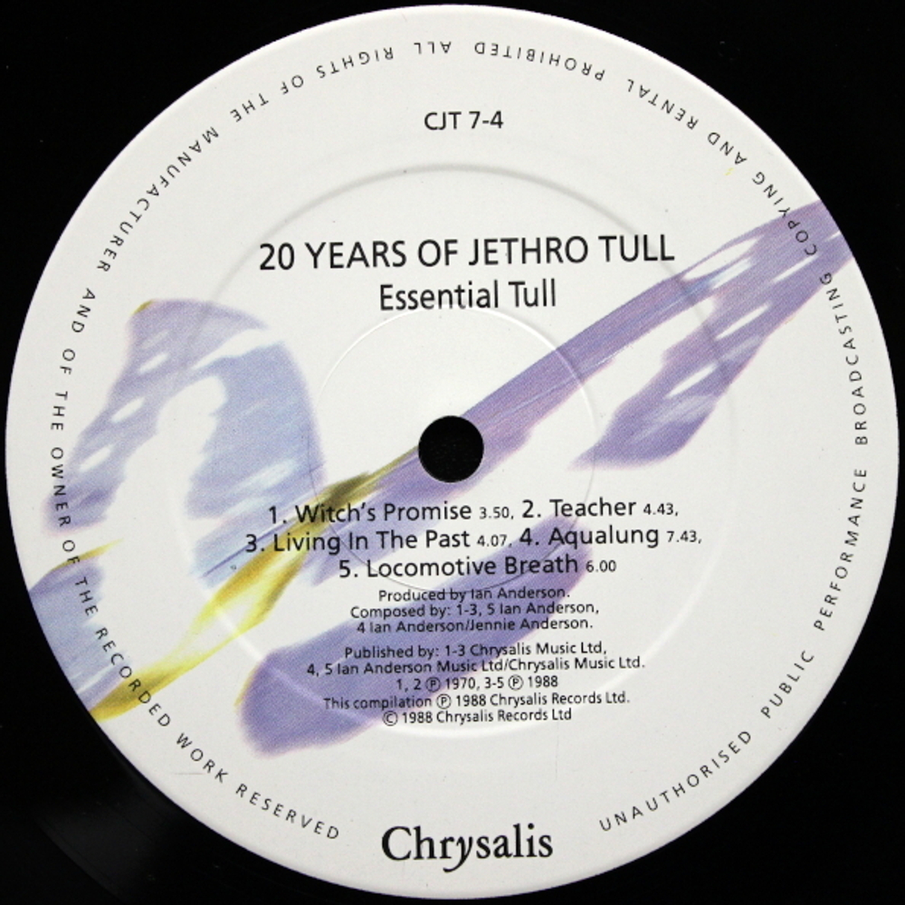 Jethro Tull / 20 Years Of Jethro Tull (2LP)