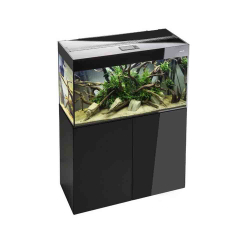 Aquael Glossy Black 80x35x54 см, 125 л (черный) -  аквариум с крышкой и освещением LED