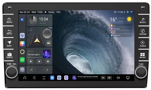 Магнитола для VW Jetta 7, Teramont, Taos, Multivan/Caravelle 2020+, Tiguan 2, Passat B8 - Airoc AB-3709 (кнопки и крутилки), Android 13, TS20, 6/128Гб, SIM-слот, CarPlay