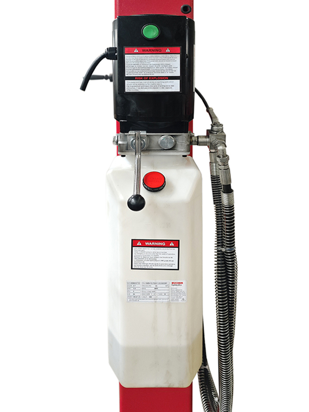 Подъемник электрогидравлический 4т 180-1700мм 4-х стоечный 380В для сход-развала с траверсой 2т GTE