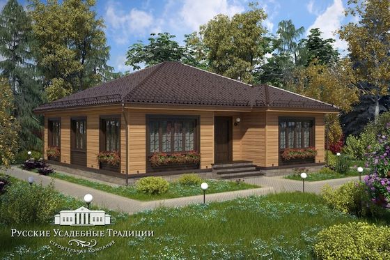 Проект одноэтажного дома &quot;Дельта&quot; 150 кв.м.