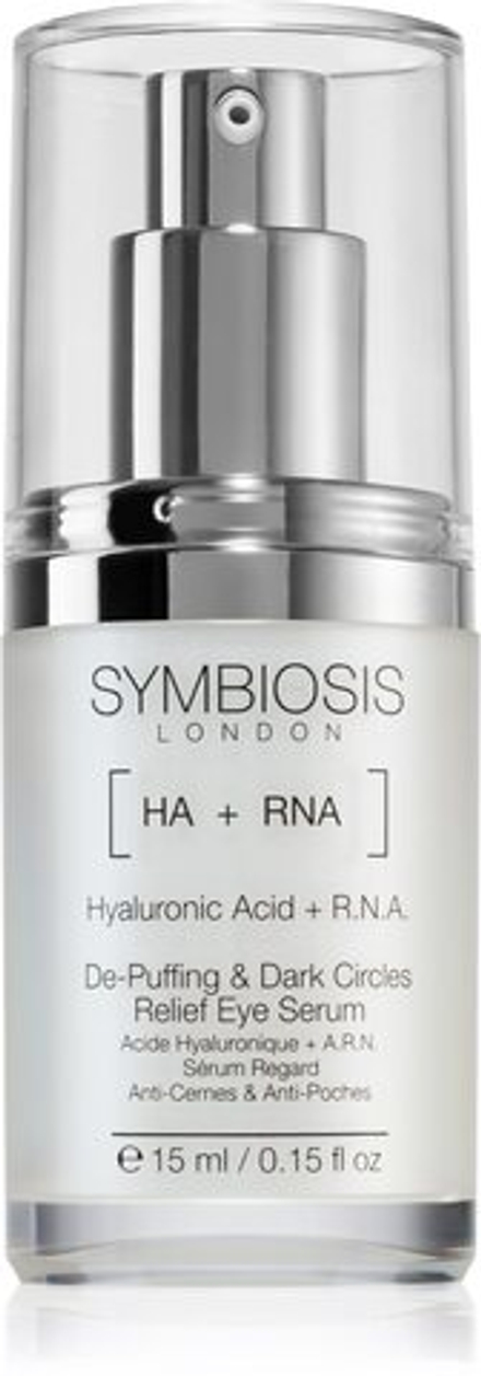 Symbiosis London De-Puffing & Dark Circles - успокаивающая сыворотка для глаз /   15  ml  / GTIN 5060762540874