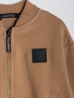 Бежевый спортивный костюм для мальчика в школу