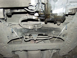 Защита картера и КПП Sheriff для Peugeot 607 (9D) 2000-2008 арт.17.0461