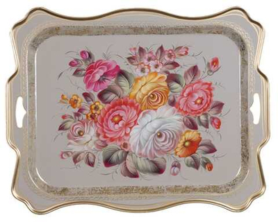 Zhostovo metal tray A23D18052660