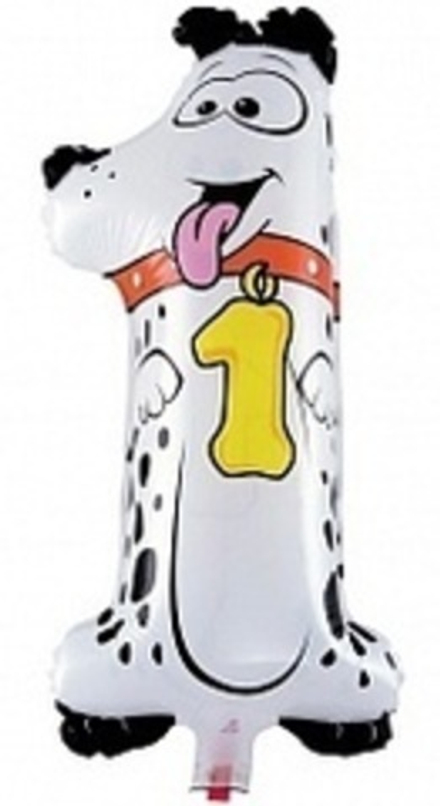 К Цифра 1 Собака (16''/41 см)