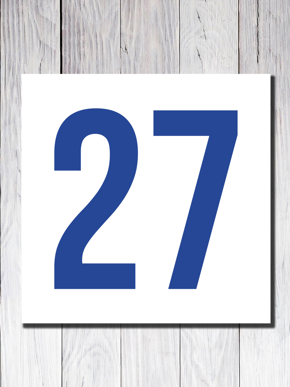 Адресная табличка ПВХ №2