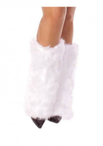 Гетры меховые OS (one size) (белые) (Цвет: белый)