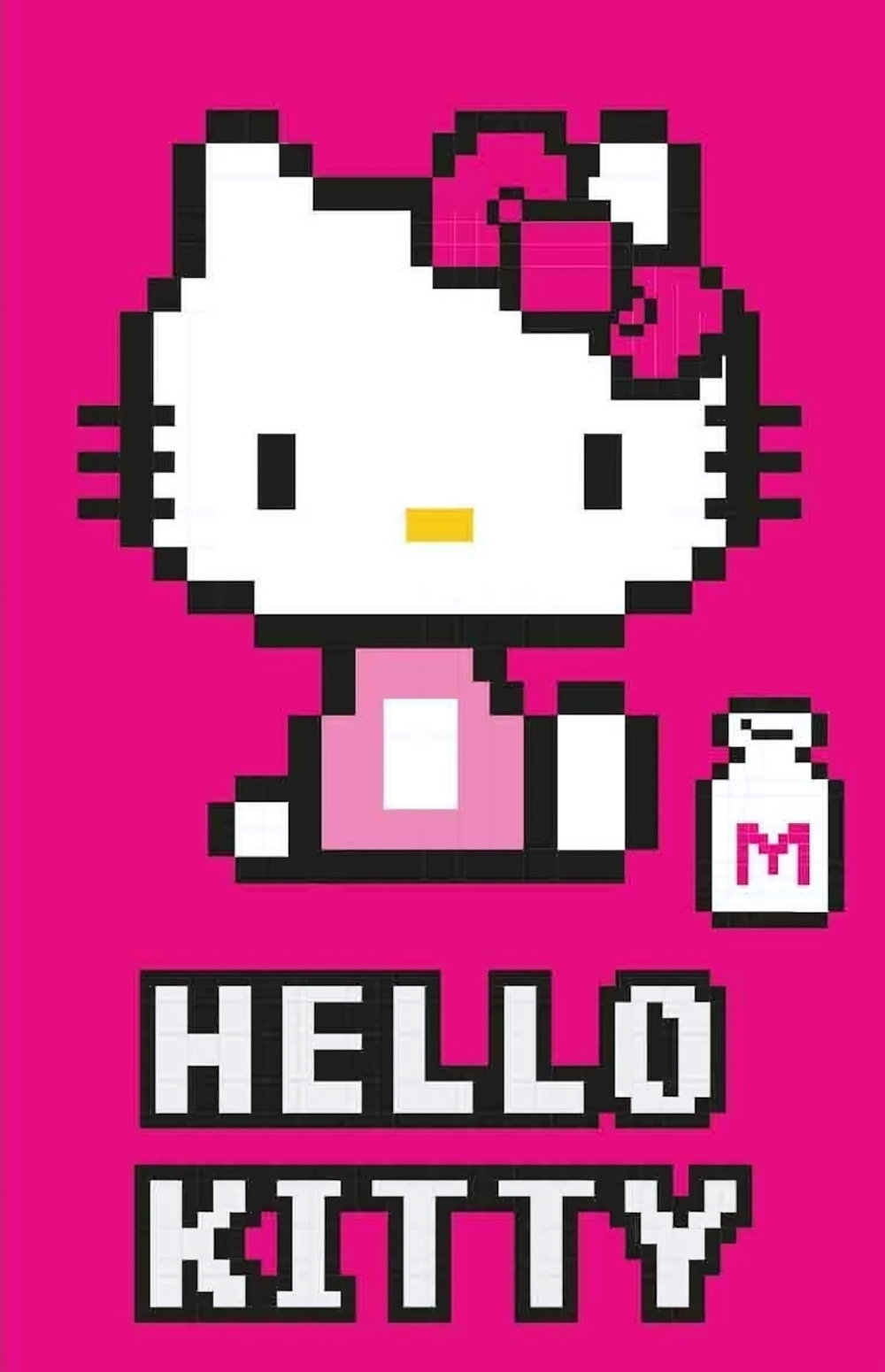 Блокнот А7 40л клетка, на скрепке "Hello Kitty-4" (Центрум)