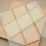 Стекло для шерфовки кожи 30x10 см