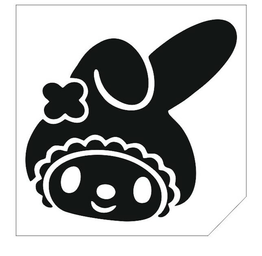 Трафарет для блеск-тату 6*6 мелоди 1398Д