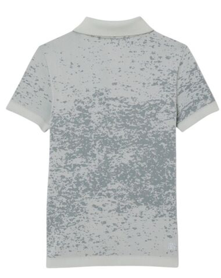 Детская теннисная футболка Lacoste Roland-Garros Performance - grey/blue