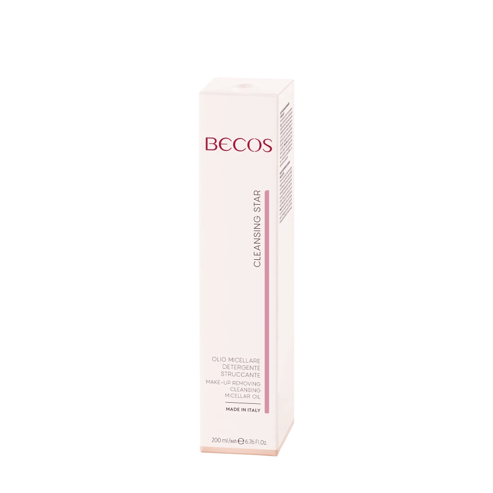 BECOS Мицеллярное масло для снятия макияжа- MAKE-UP REMOVING CLEANSING MICELLAR OIL,200 мл