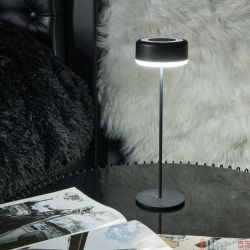 ULM-D950 3W-3000-6500K-DIM IP54 BLACK Светильник настольный светодиодный беспроводной. Встроенный аккумулятор 2200mAh. Диммер. Черный. TM Uniel