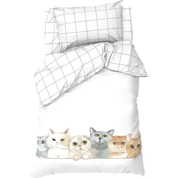 Комплект постельного белья Этель Happy cats