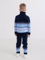 Свитер вязаный с горлом