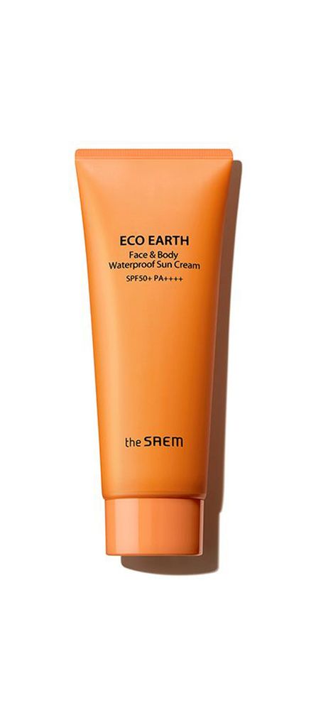 The Saem Солнцезащитный крем водостойкий Eco Earth Face &amp; Body Waterproof Sun Cream SPF50+ 100г