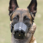 FORDOGTRAINERS Кожаный намордник для малинуа (бельгийской овчарки) «Keep from biting»