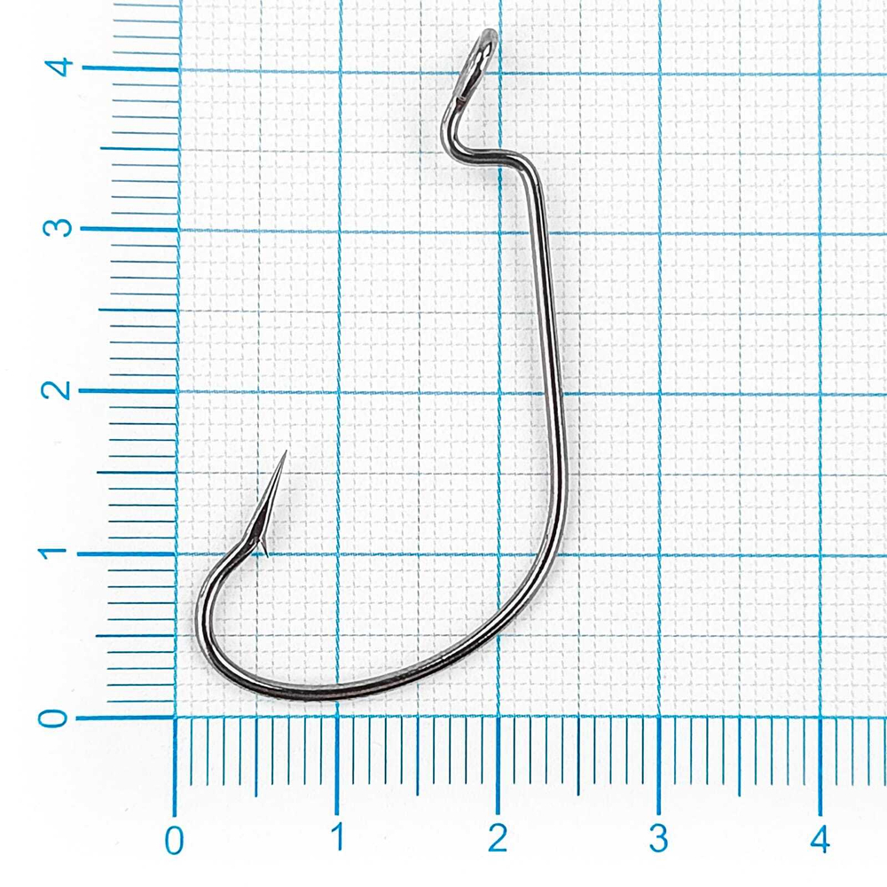 Крючок офсетный Fish Season Worm с большим ухом 3312 BN