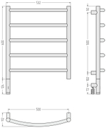 Сунержа Галант 3.1 600х500 МЭМ левый