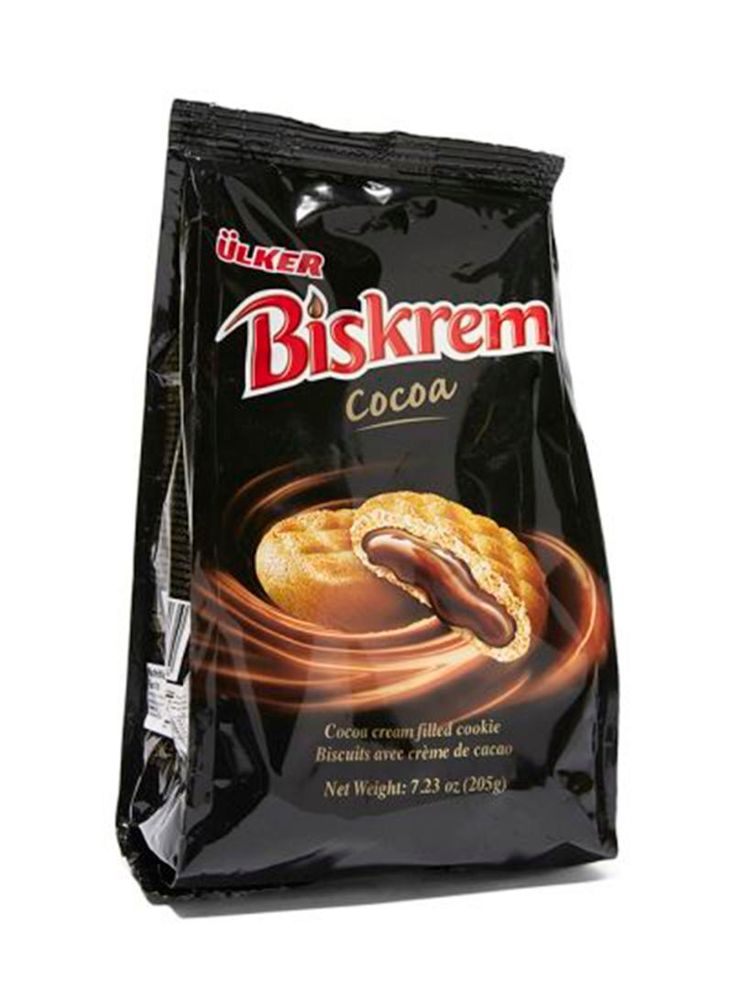 Печенье Ulker Biskrem с какао-кремом, 205 г, 2 шт
